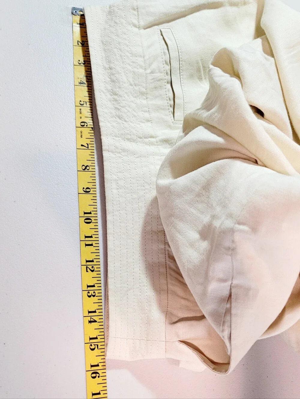 Banana Republic Womens Linen Blend Taylored Wide Leg Pants Sz 6 Quiet Luxery